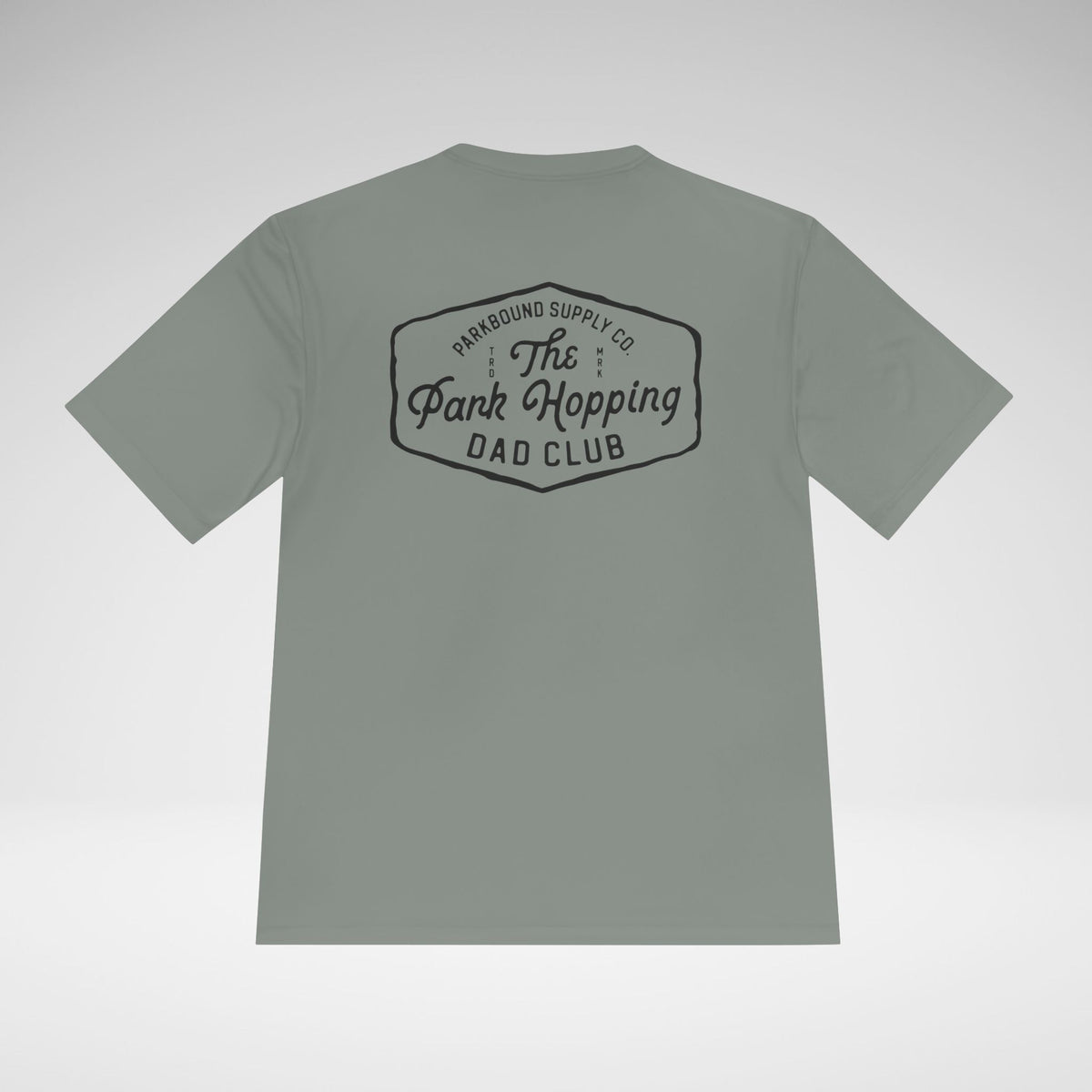 Park Hopping Dad Club Performance Moisture-Wicking Tee