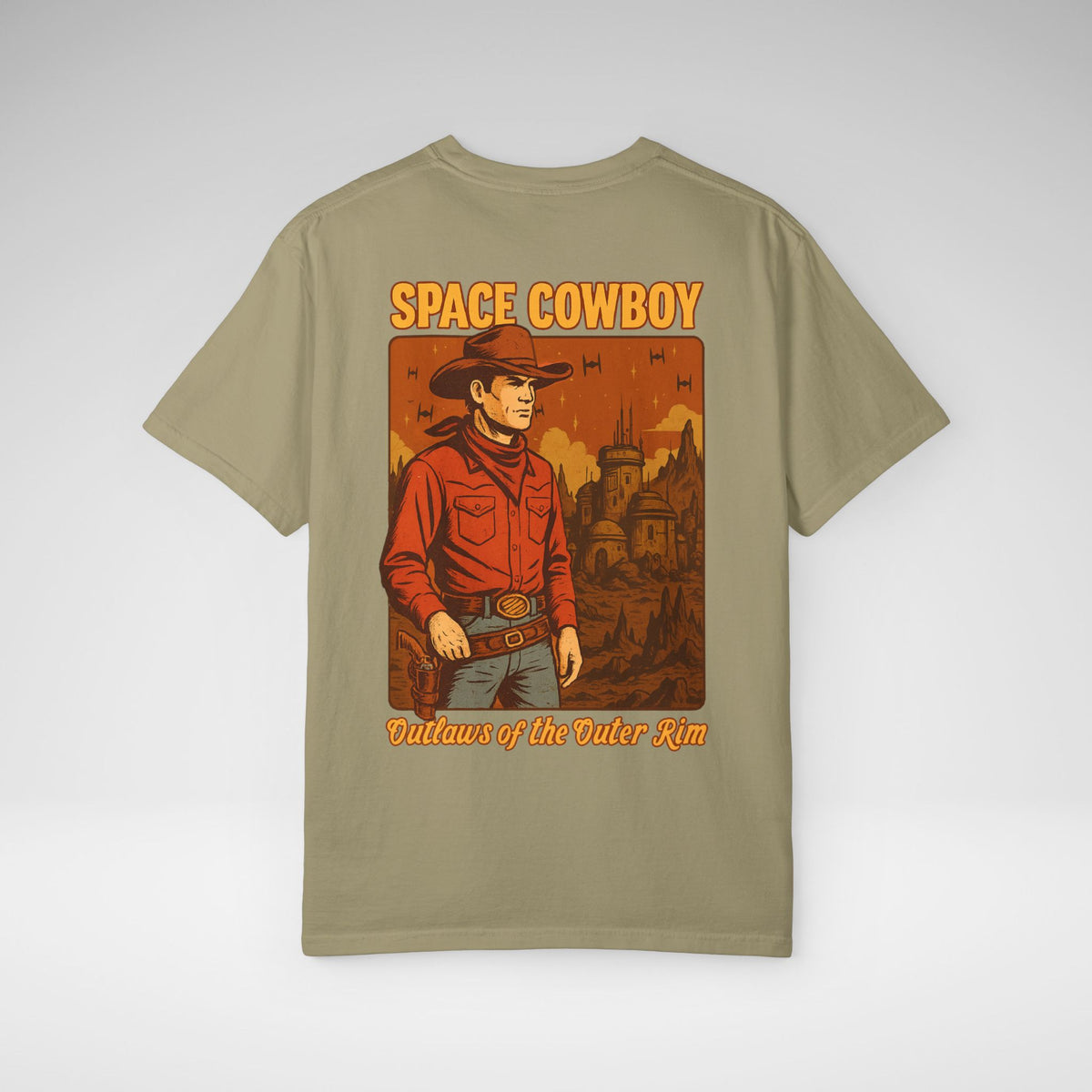 Space Cowboy Outlaws of the Outer Rim Comfort Colors Unisex Garment-Dyed T-shirt