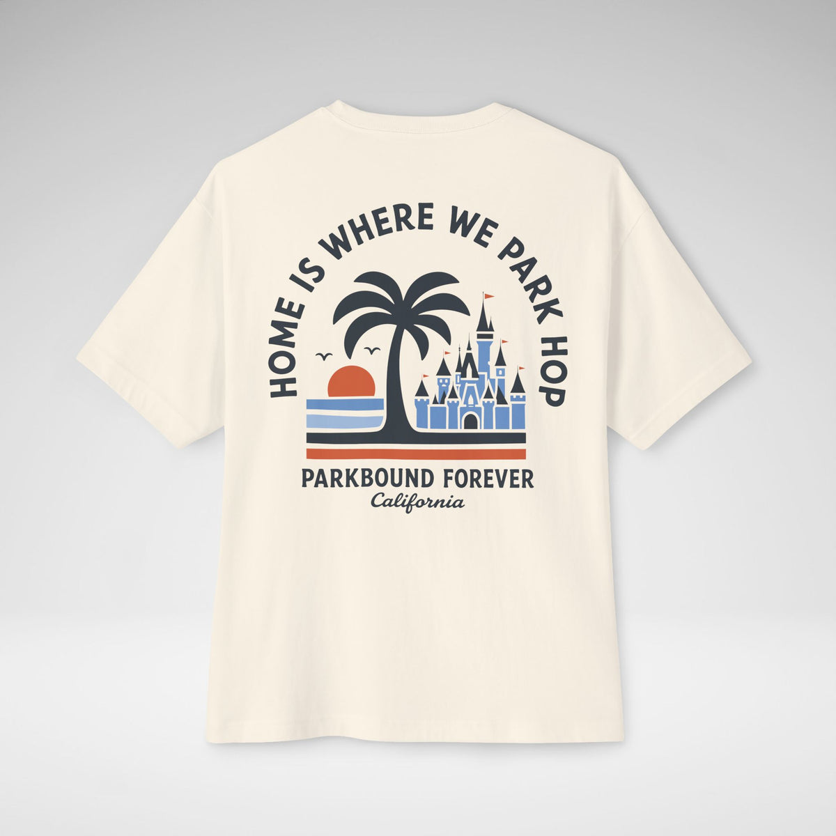 Home Is Where We Park Hop Oversized Tee
