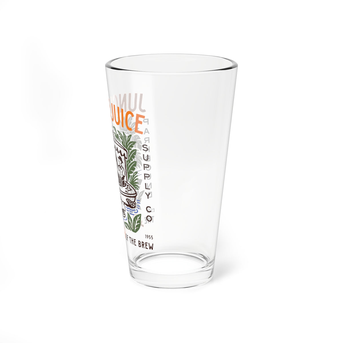 Jungle Juice - The Backside of the Brew Glass 16oz