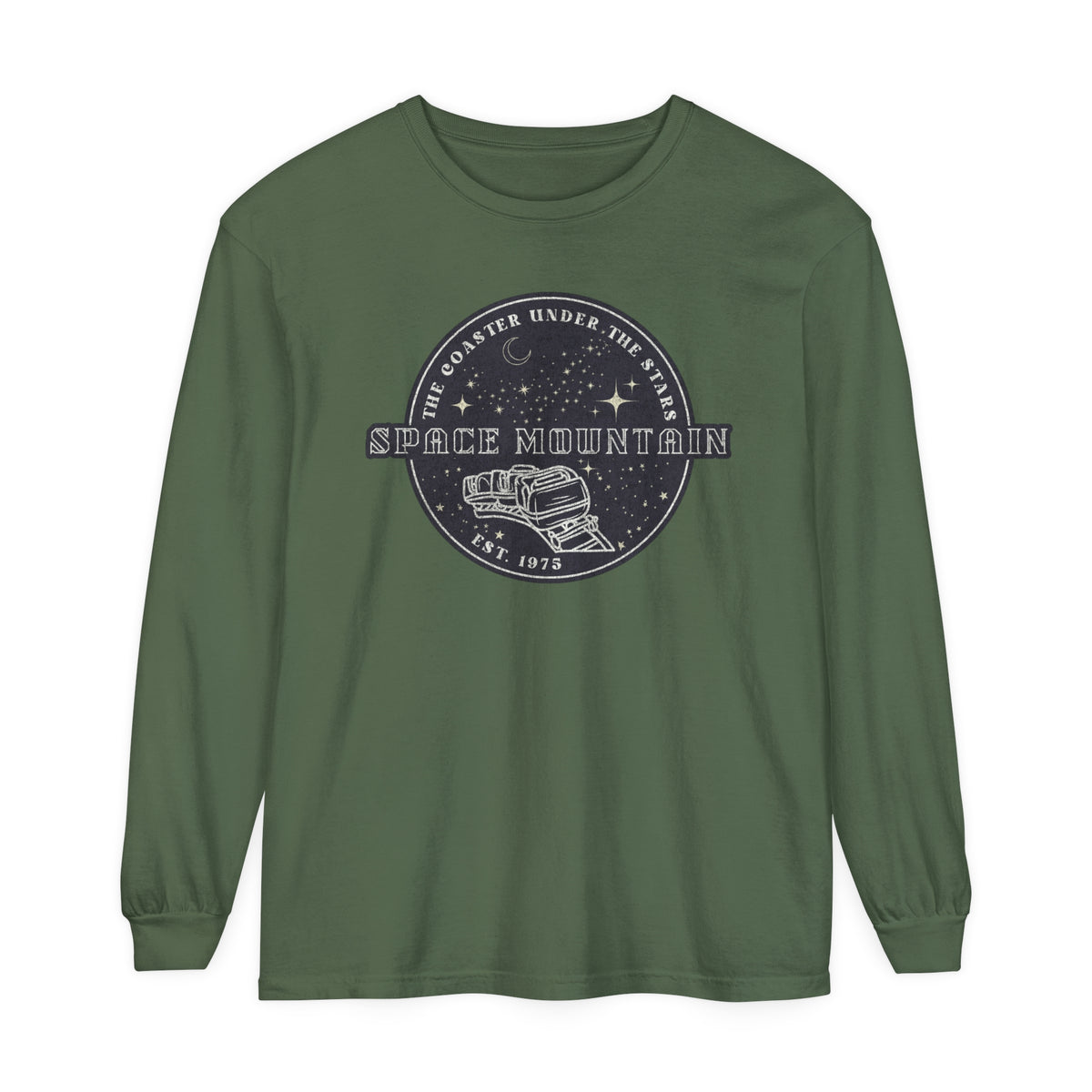 The Coaster Under the Stars Comfort Colors Unisex Garment-dyed Long Sleeve T-Shirt