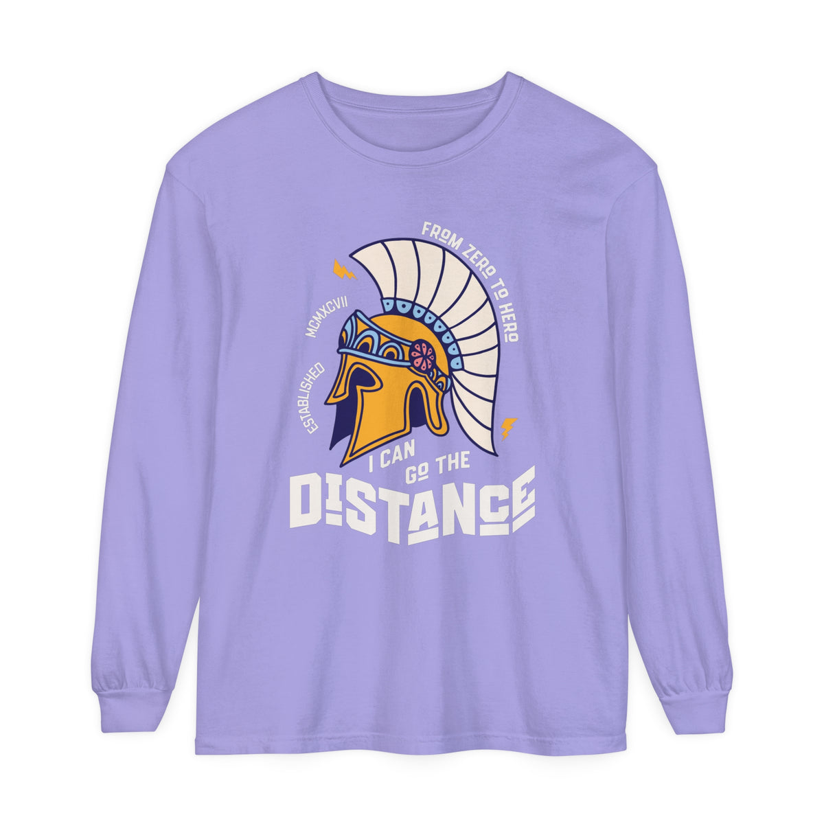 I Can Go The Distance Comfort Colors Unisex Garment-dyed Long Sleeve T-Shirt
