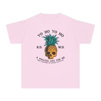 Yo Ho Pirates Life For Me Comfort Colors Youth Midweight Tee