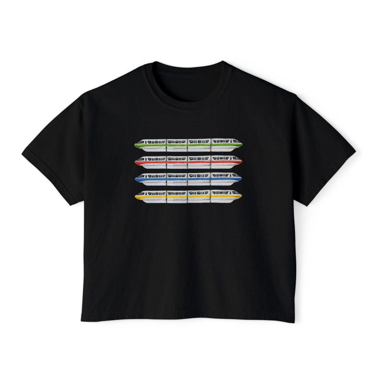Monorails Comfort Colors Women's Boxy Tee