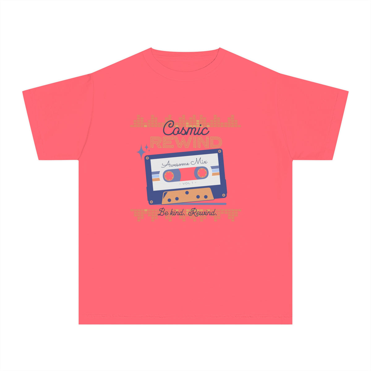 Cosmic Rewind Comfort Colors Youth Midweight Tee
