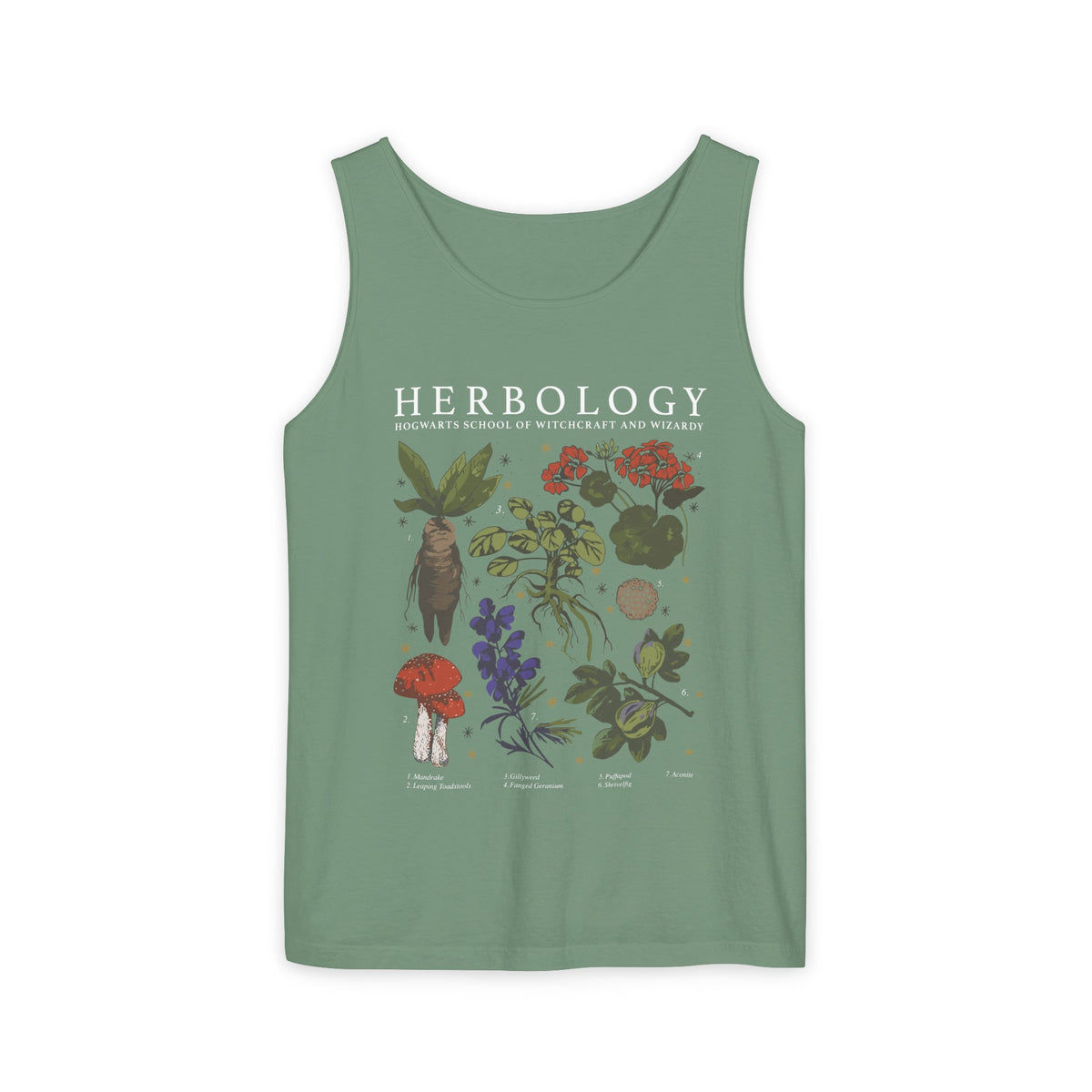 Herbology Unisex Comfort Colors Garment-Dyed Tank Top