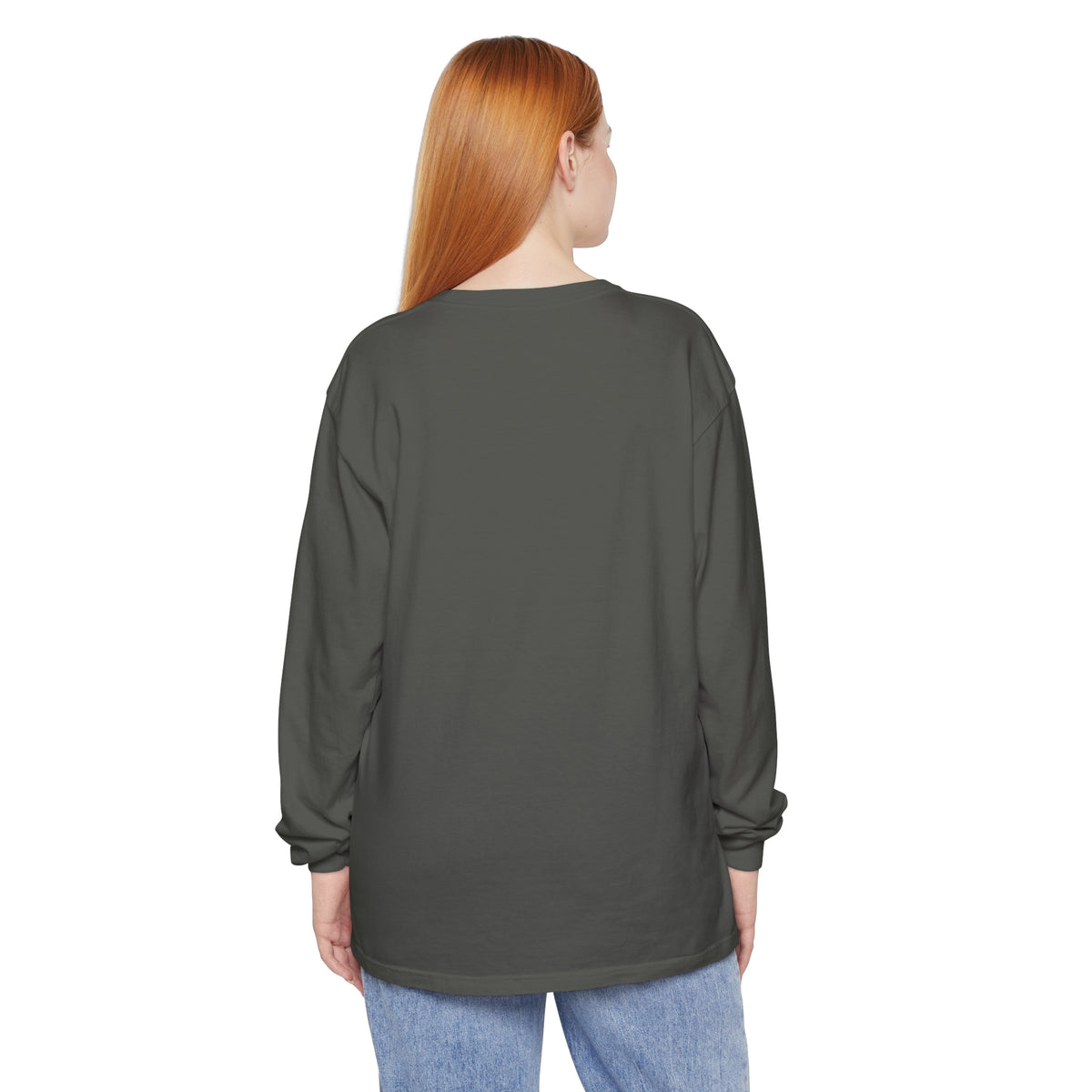 Spooky Scary Skeletons Comfort Colors Unisex Garment-dyed Long Sleeve T-Shirt