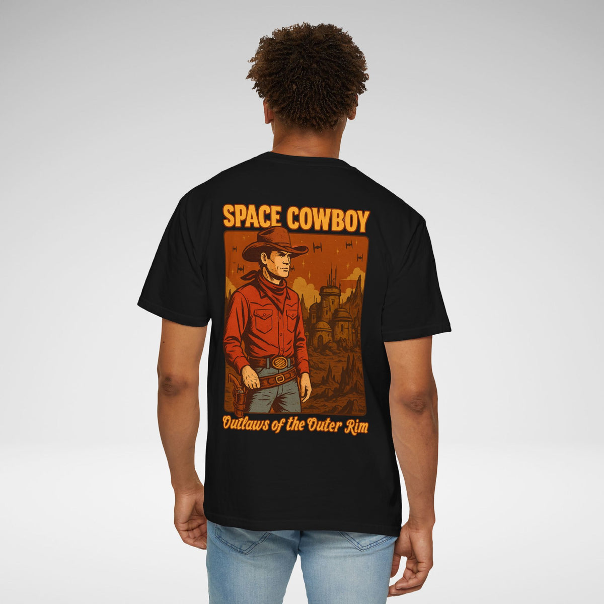 Space Cowboy Outlaws of the Outer Rim Comfort Colors Unisex Garment-Dyed T-shirt