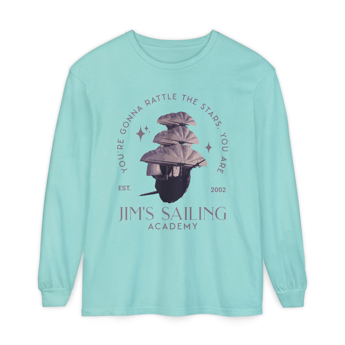 Jim's Sailing Academy Comfort Colors Unisex Garment-dyed Long Sleeve T-Shirt