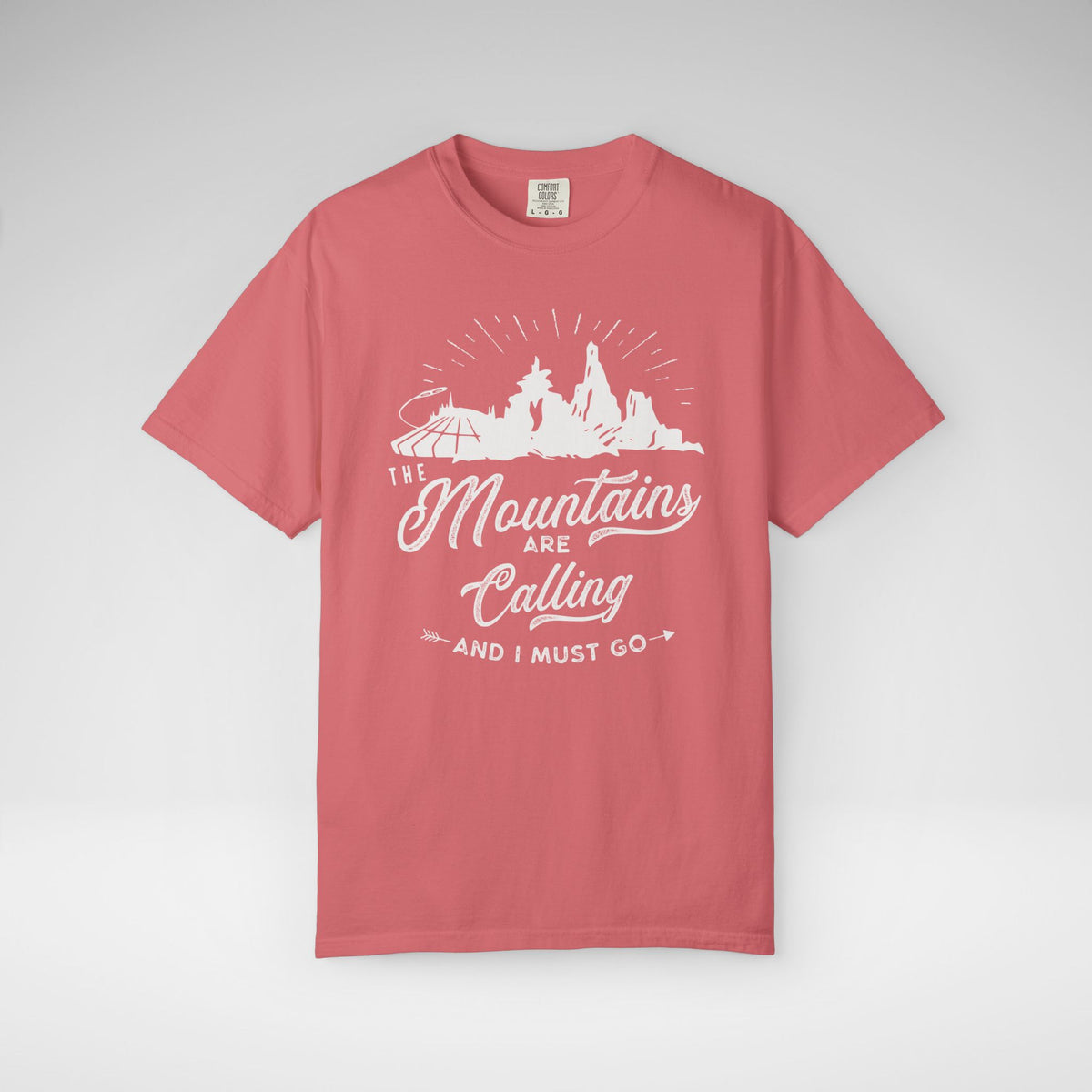 The Mountains Are Calling Comfort Colors Unisex Garment-Dyed T-shirt