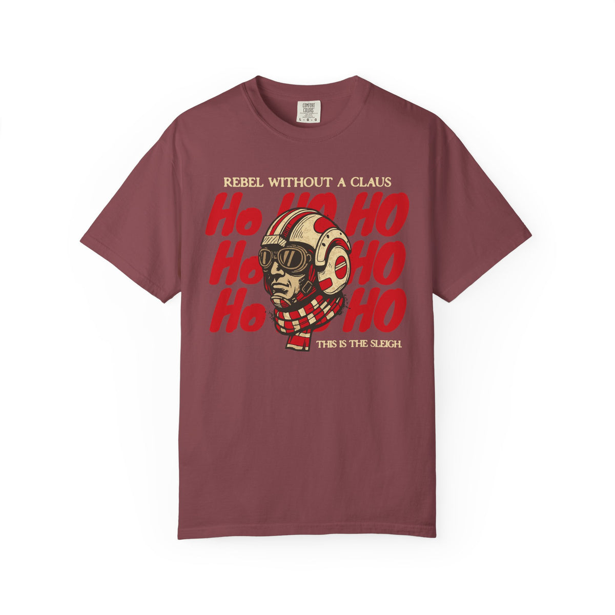 Rebel Without A Claus Comfort Colors Unisex Garment-Dyed T-shirt