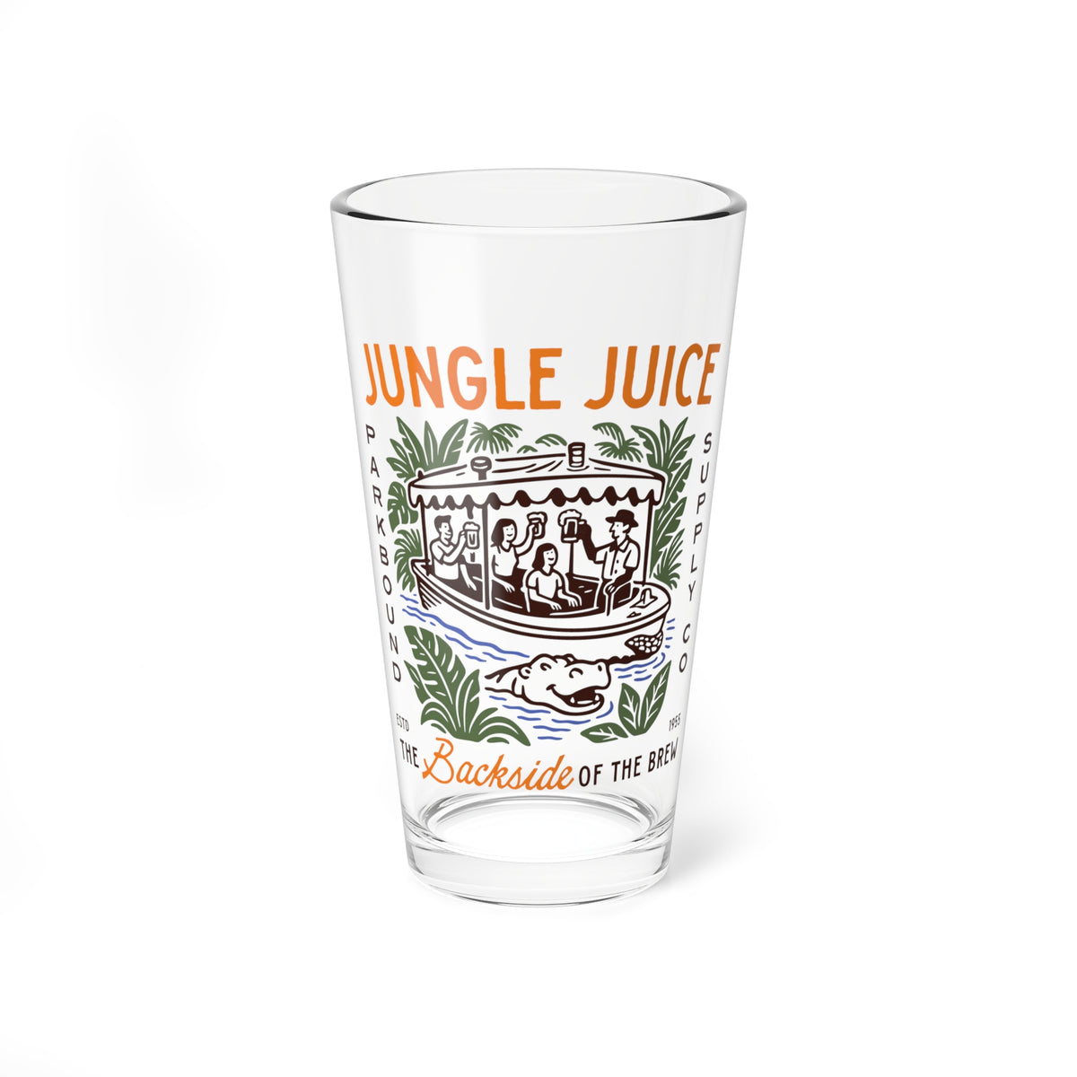 Jungle Juice - The Backside of the Brew Glass 16oz