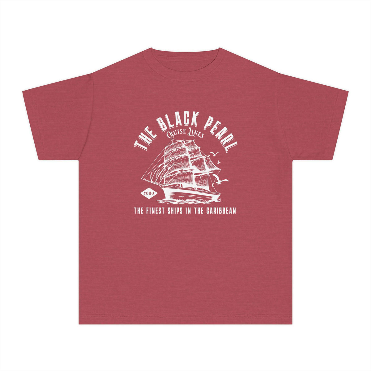 Black Pearl Cruise Lines Comfort Colors Youth Midweight Tee