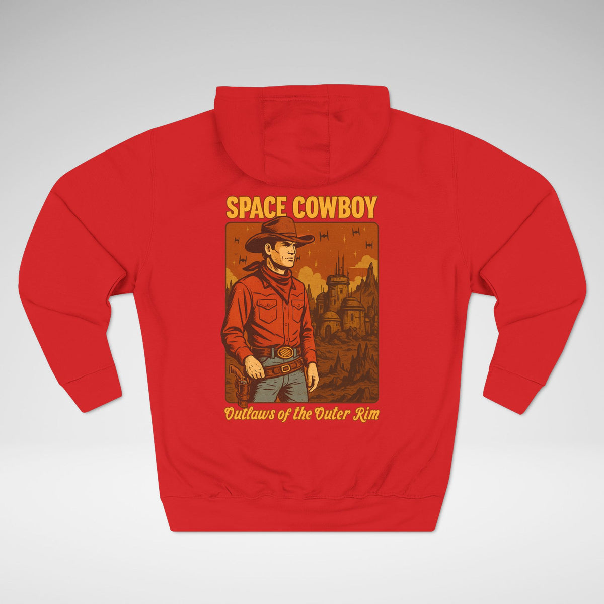 Space Cowboy Outlaws of the Outer Rim Lane Seven Fleece Hoodie
