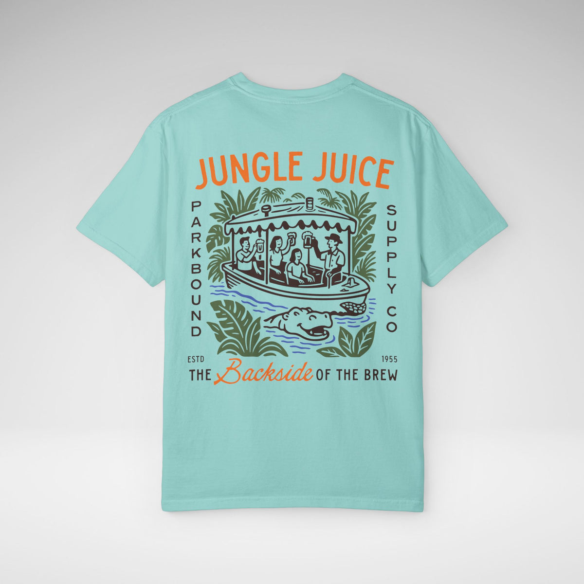 Jungle Juice - The Backside of the Brew Comfort Colors Unisex Garment-Dyed T-shirt