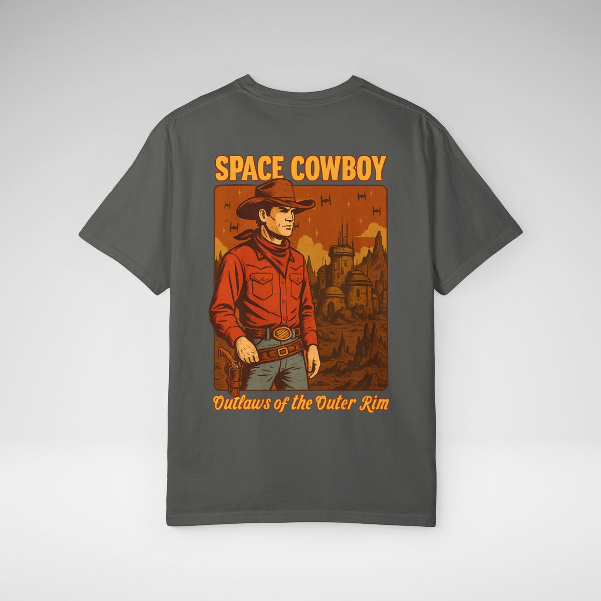 Space Cowboy Outlaws of the Outer Rim Comfort Colors Unisex Garment-Dyed T-shirt