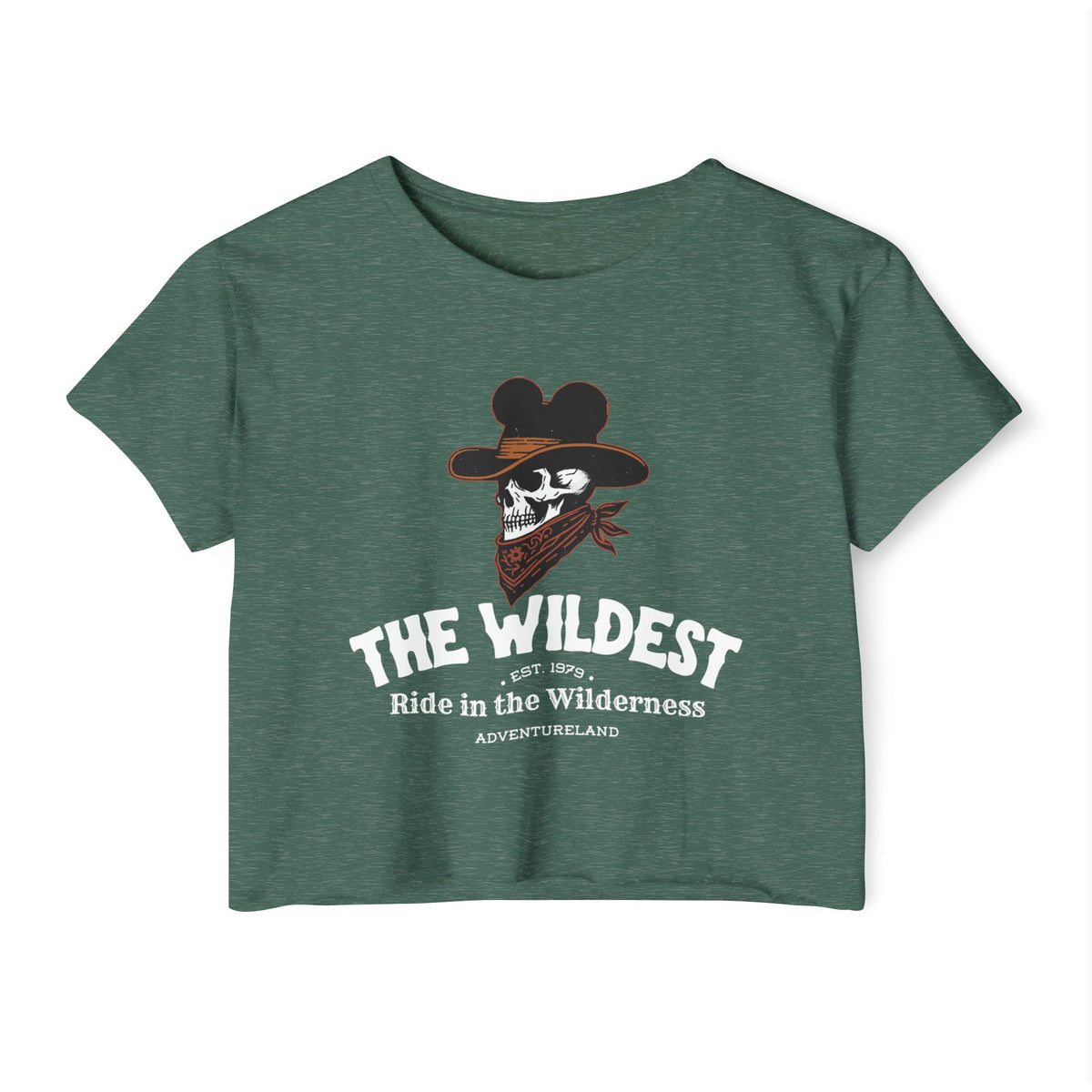 The Wildest Ride in the Wilderness Women's Festival Crop Top