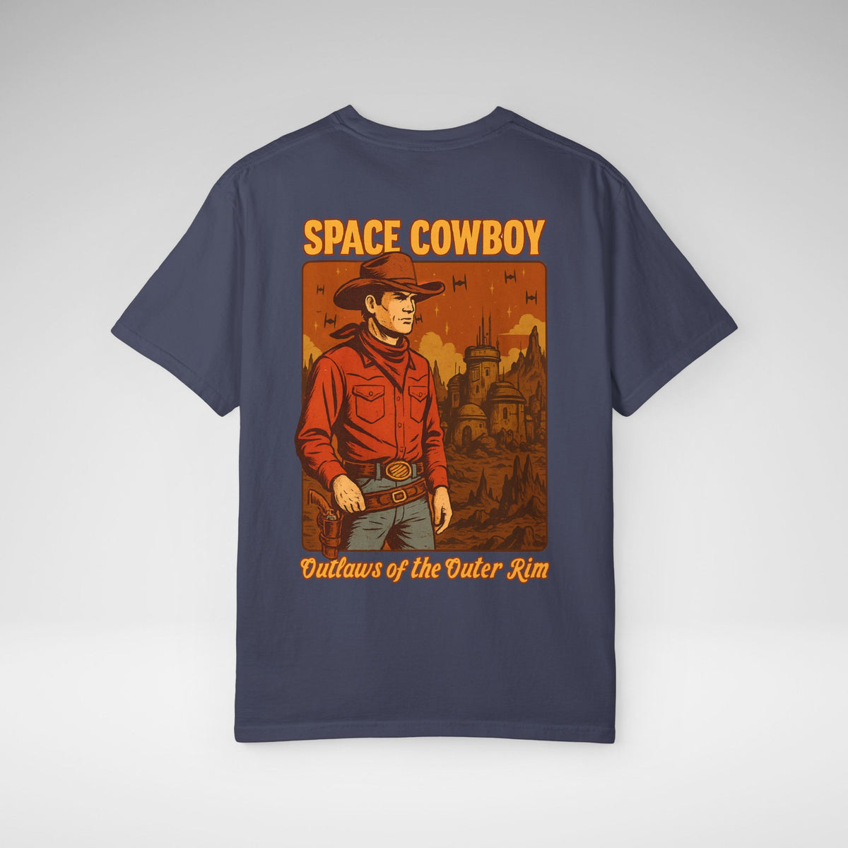 Space Cowboy Outlaws of the Outer Rim Comfort Colors Unisex Garment-Dyed T-shirt