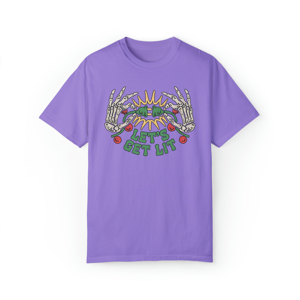 Let's Get Lit Comfort Colors Unisex Garment-Dyed T-shirt