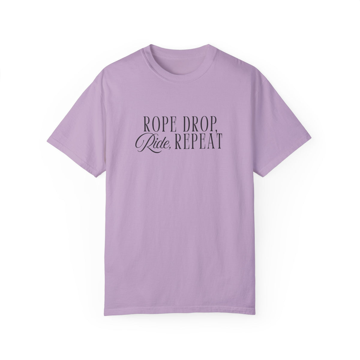 Rope Drop, Ride, Repeat Comfort Colors Unisex Garment-Dyed T-shirt