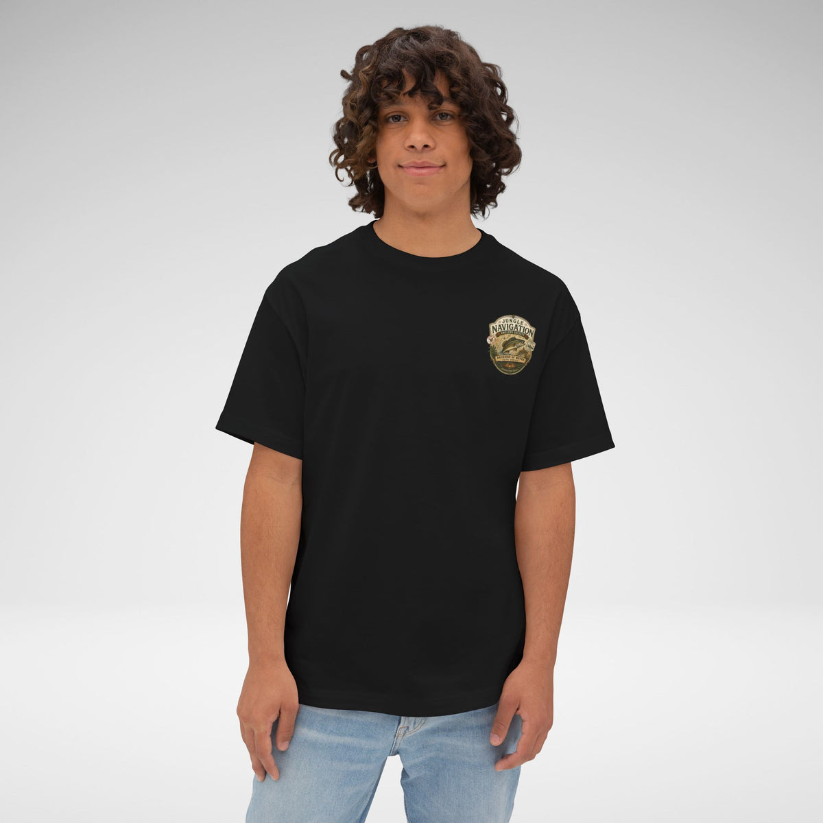 Jungle Navigation Anglers Society Oversized Tee