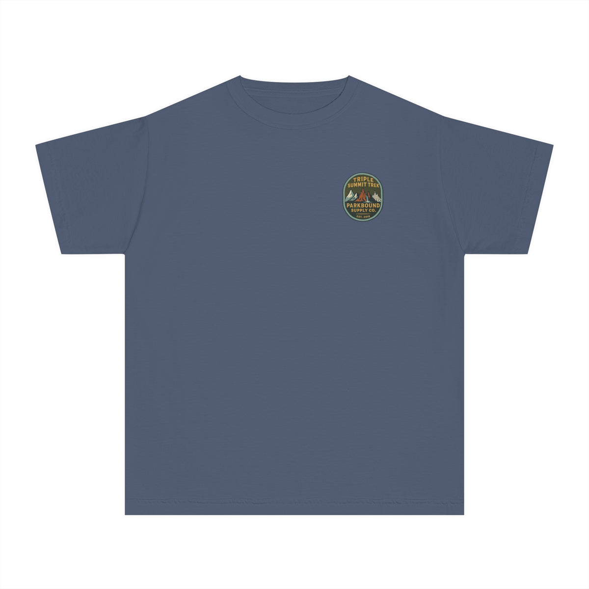 Triple Summit Trek Comfort Colors Youth Midweight Tee