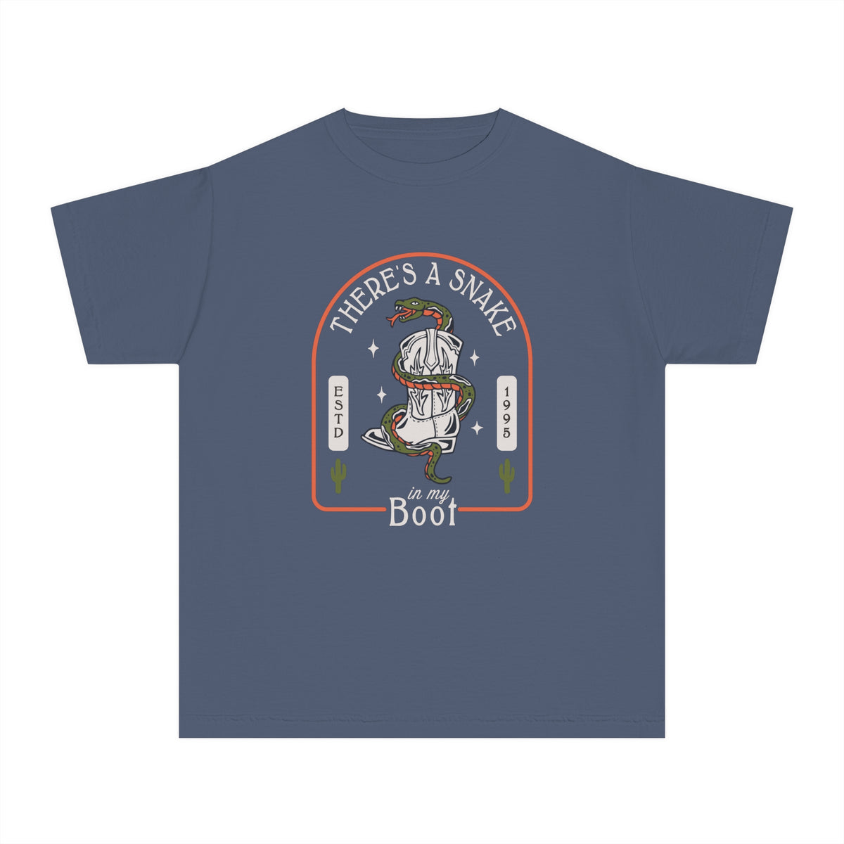 There's A Snake In My Boot Comfort Colors Youth Midweight Tee