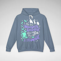 I Like My Mansions Haunted Comfort Colors Unisex Lightweight Hooded Sweatshirt