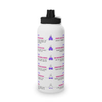 Park Day Hydration Tracker Stainless Steel Water Bottle with Sports Lid