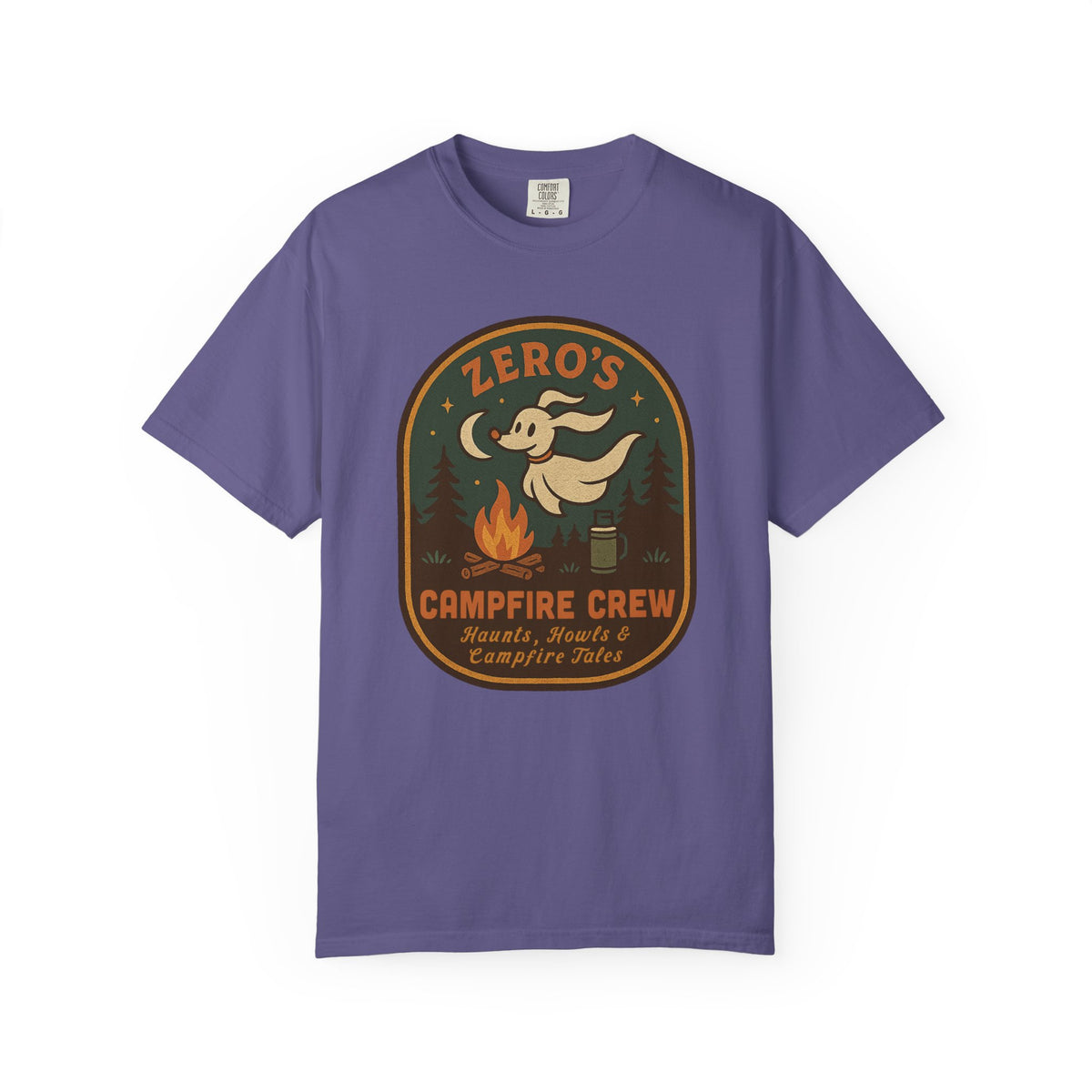 Zero's Campfire Crew Comfort Colors Unisex Garment-Dyed T-shirt