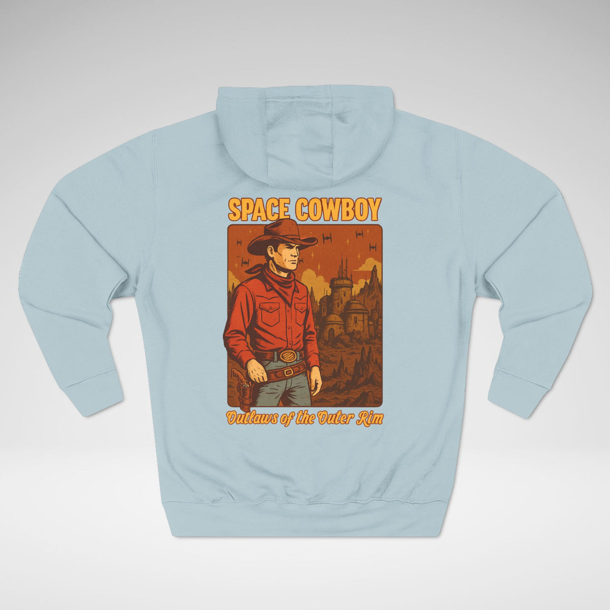 Space Cowboy Outlaws of the Outer Rim Lane Seven Fleece Hoodie
