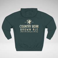 Country Bear Brown Ale Lane Seven Fleece Hoodie