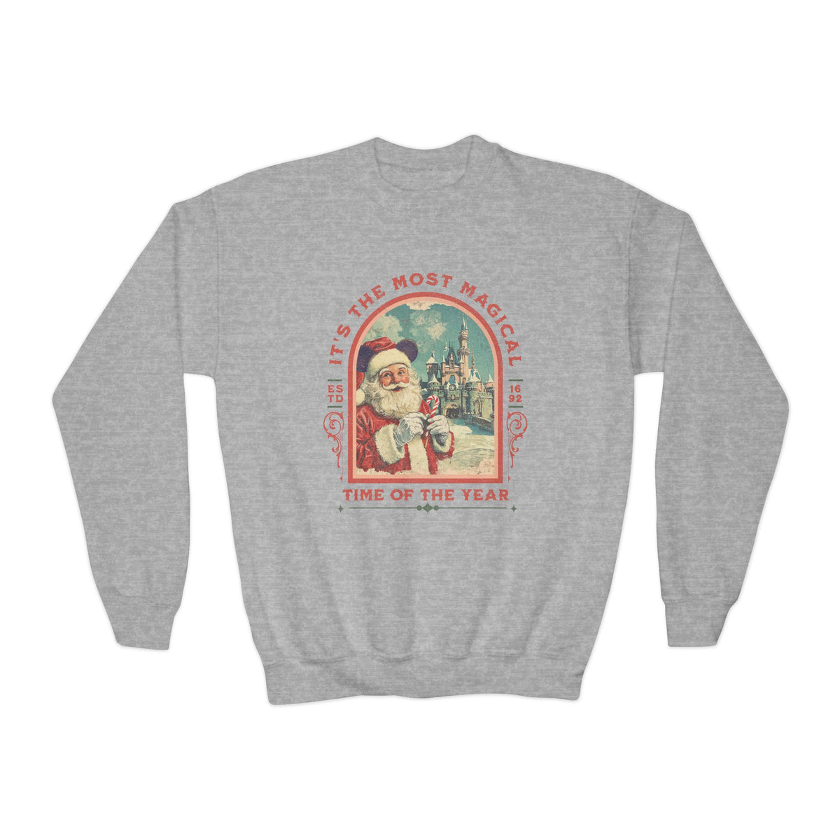 The Most Magical Time of the Year Gildan Youth Crewneck Sweatshirt