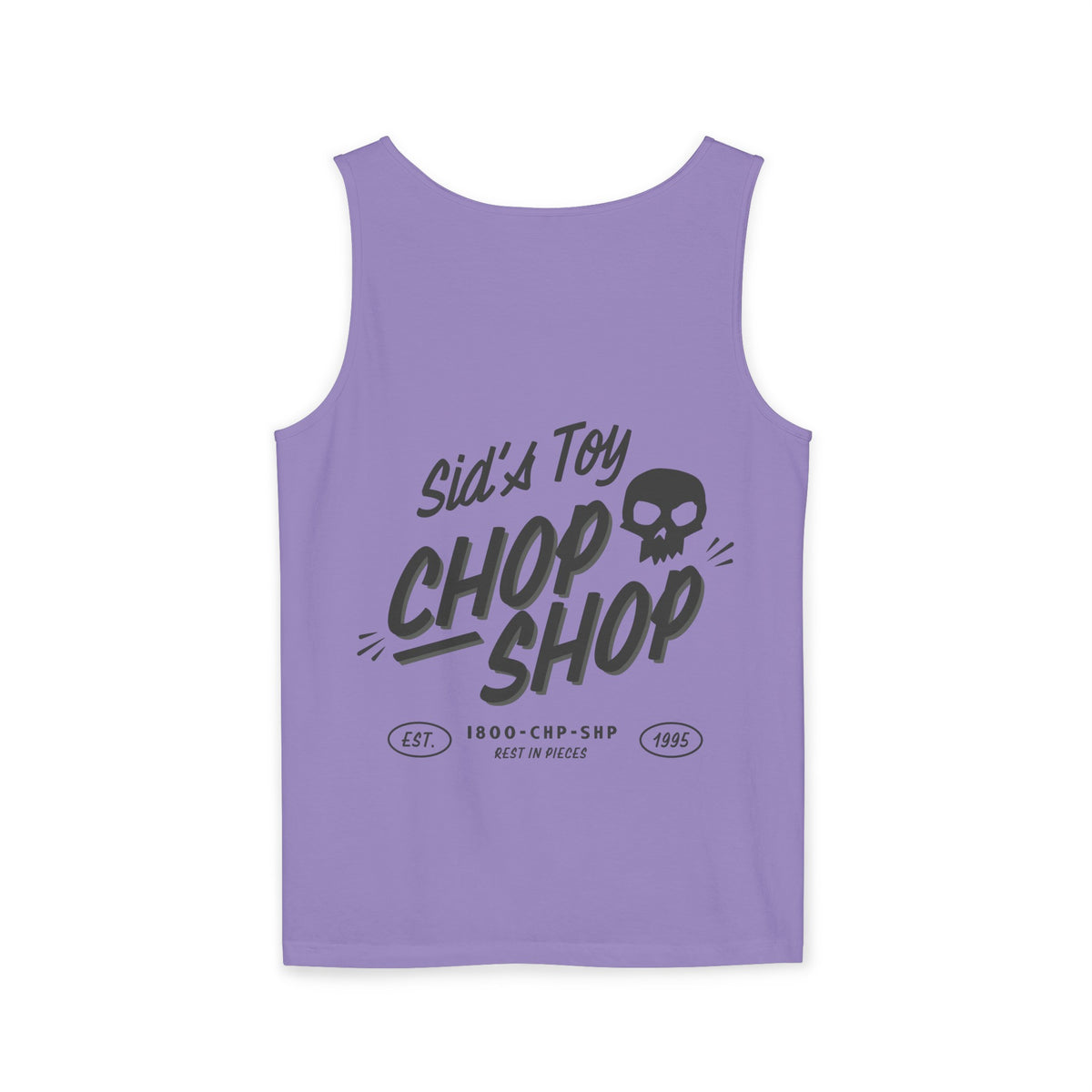 Sid's Toy Chop Shop Unisex Comfort Colors Garment-Dyed Tank Top