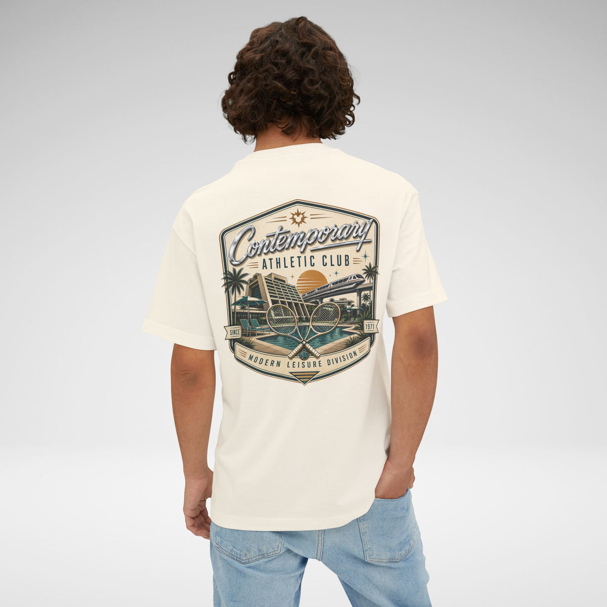 Contemporary Athletic Club Oversized Tee