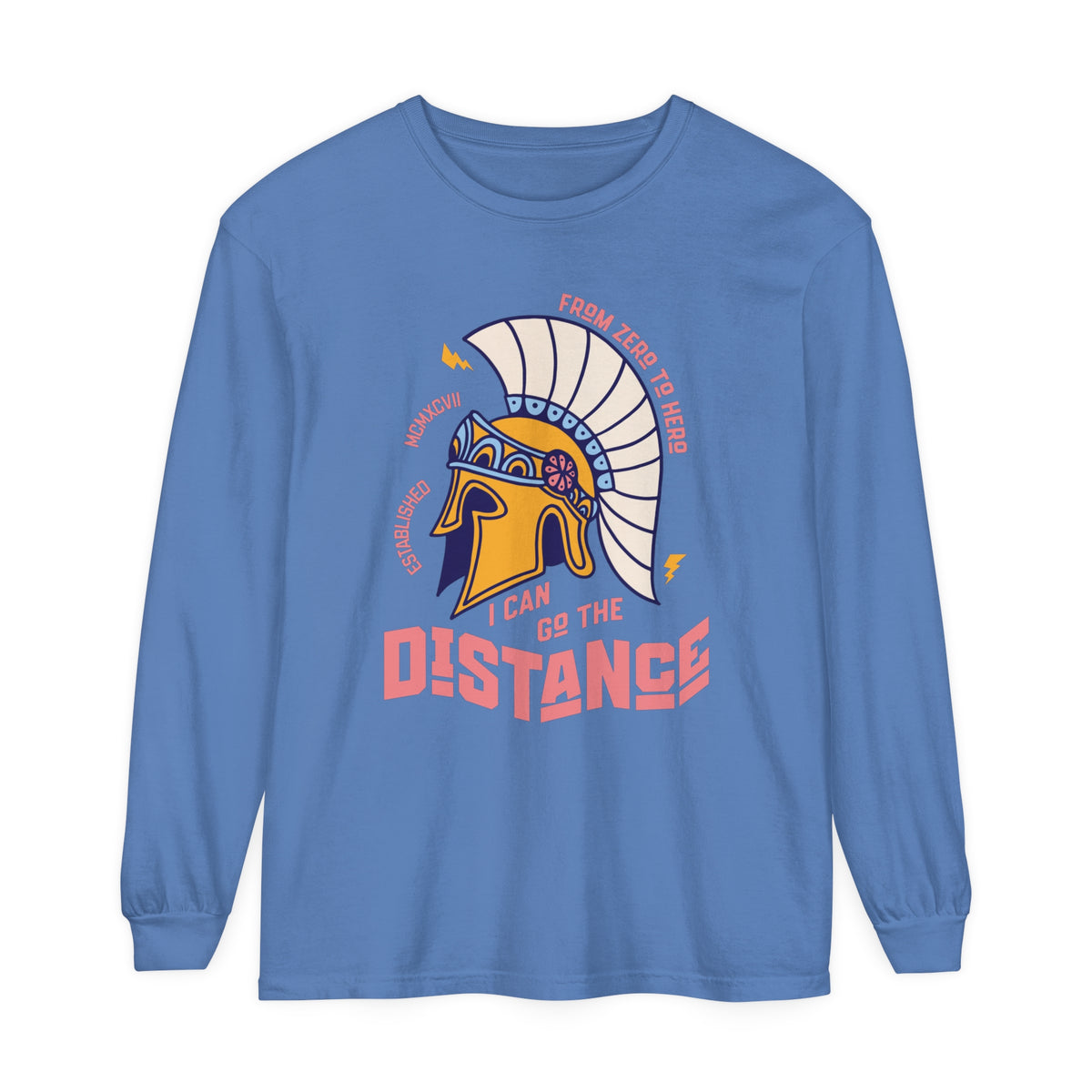 I Can Go The Distance Comfort Colors Unisex Garment-dyed Long Sleeve T-Shirt