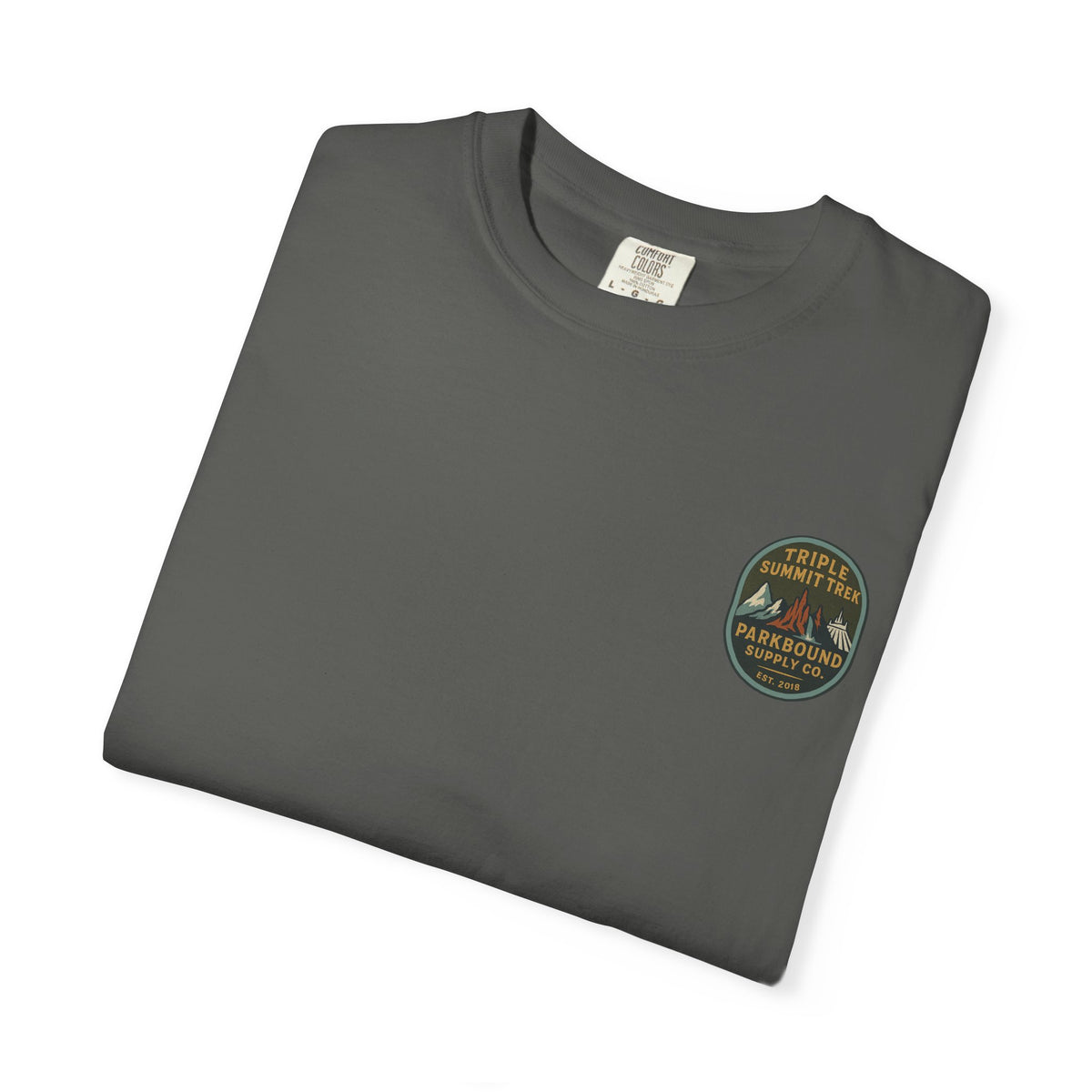 Triple Summit Trek Comfort Colors Unisex Garment-Dyed T-shirt
