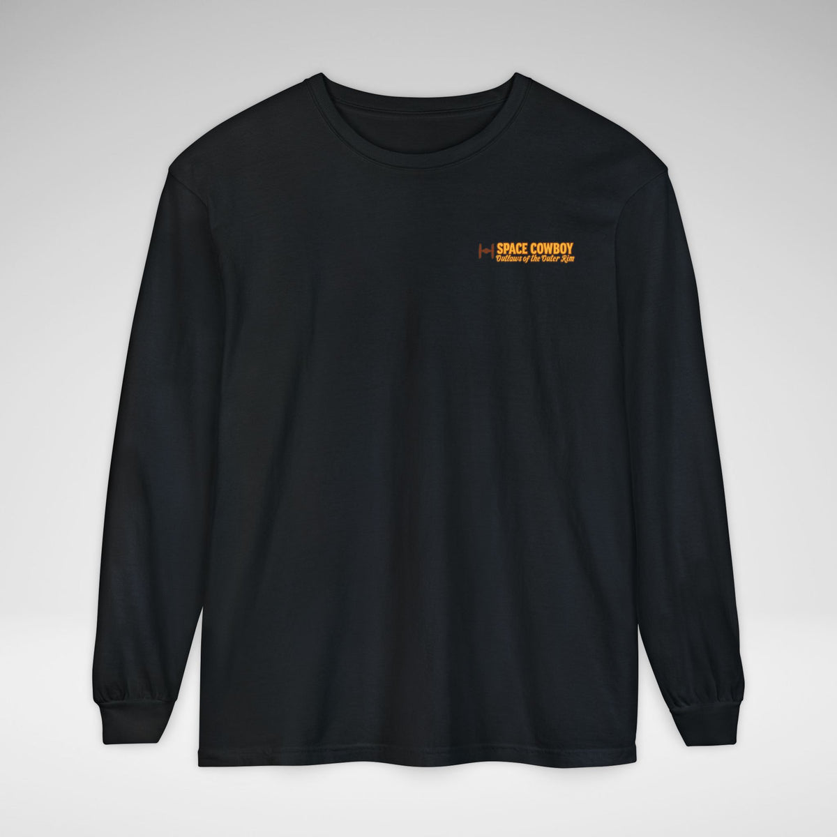 Space Cowboy Outlaws of the Outer Rim Comfort Colors Unisex Garment-dyed Long Sleeve T-Shirt