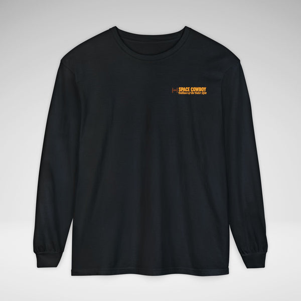 Space Cowboy Outlaws of the Outer Rim Comfort Colors Unisex Garment-dyed Long Sleeve T-Shirt