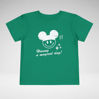 Having A Magical Day Toddler Bella Canvas Short Sleeve Tee