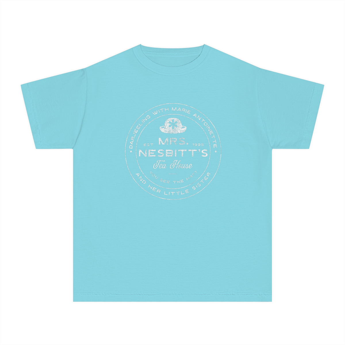 Mrs. Nesbitt’s Tea House Comfort Colors Youth Midweight Tee