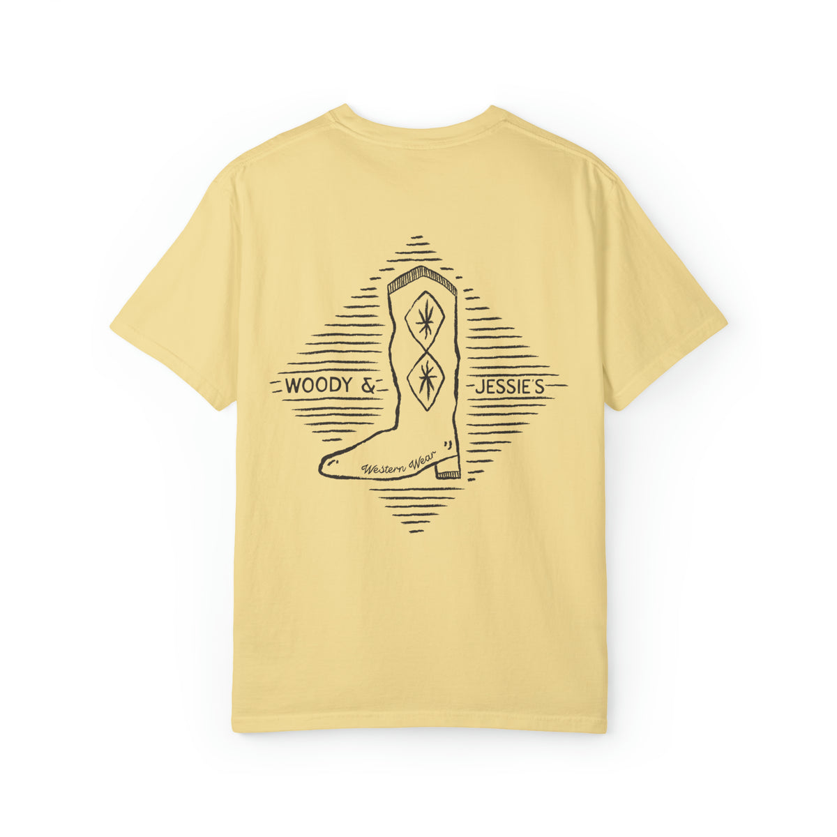 Woody & Jessie's Western Wear Comfort Colors Unisex Garment-Dyed T-shirt