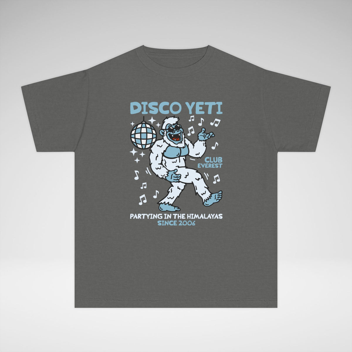 Disco Yeti Comfort Colors Youth Midweight Tee