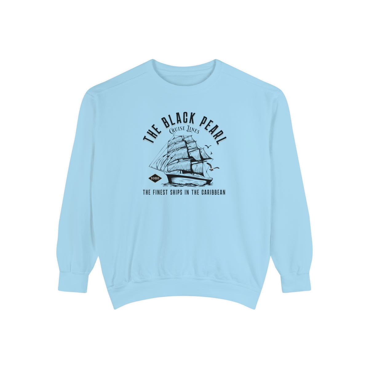 Black Pearl Cruise Lines Comfort Colors Unisex Garment-Dyed Sweatshirt