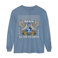 Pegasus Travel Co Comfort Colors Unisex Garment-dyed Long Sleeve T-Shirt