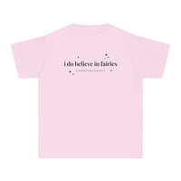 I Do Believe In Fairies Comfort Colors Youth Midweight Tee