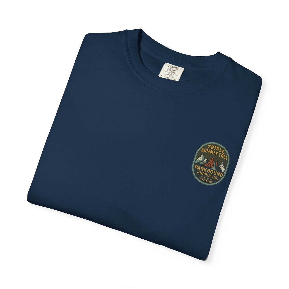 Triple Summit Trek Comfort Colors Unisex Garment-Dyed T-shirt