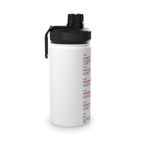 Park Day Hydration Tracker Stainless Steel Water Bottle with Sports Lid