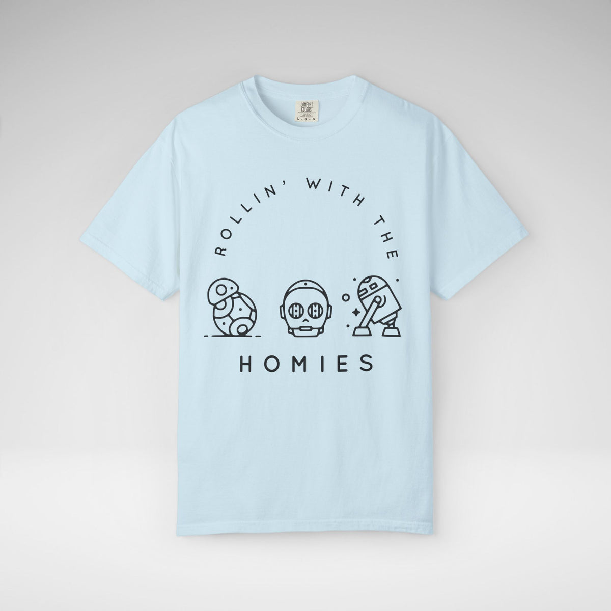 Rollin’ With The Homies Comfort Colors Unisex Garment-Dyed T-shirt
