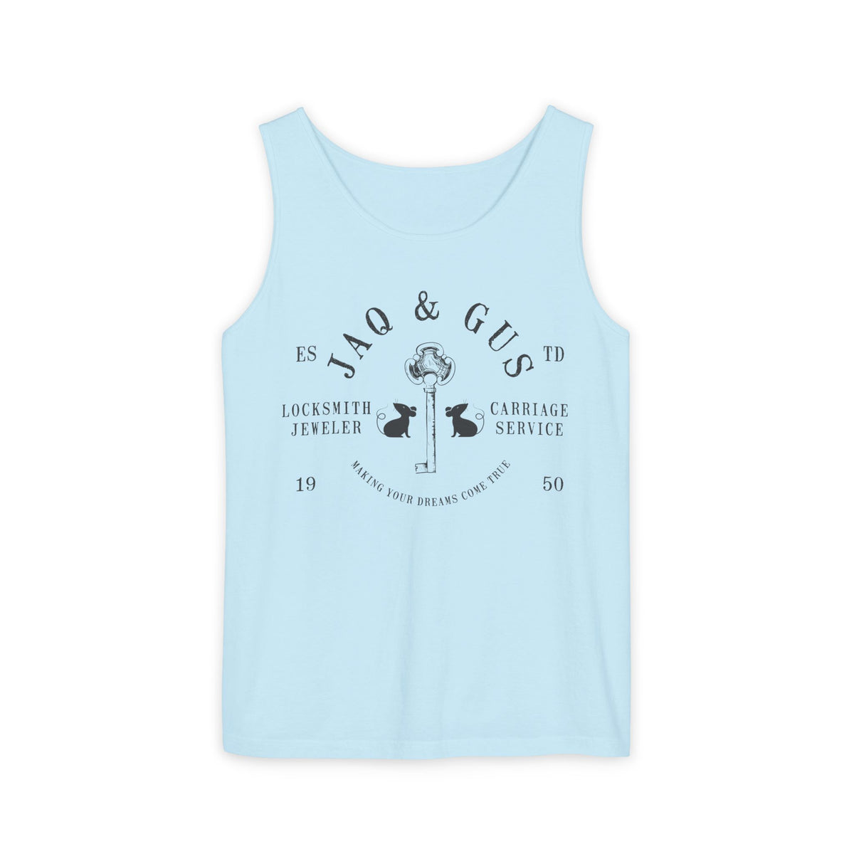 Jaq & Gus Locksmith Unisex Comfort Colors Garment-Dyed Tank Top